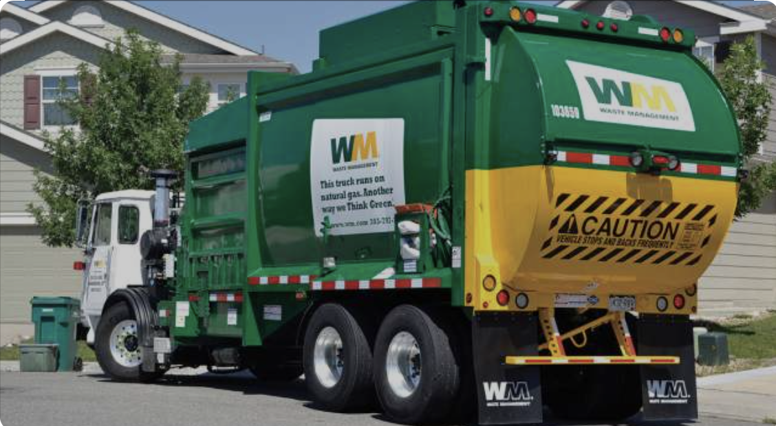 waste management truck